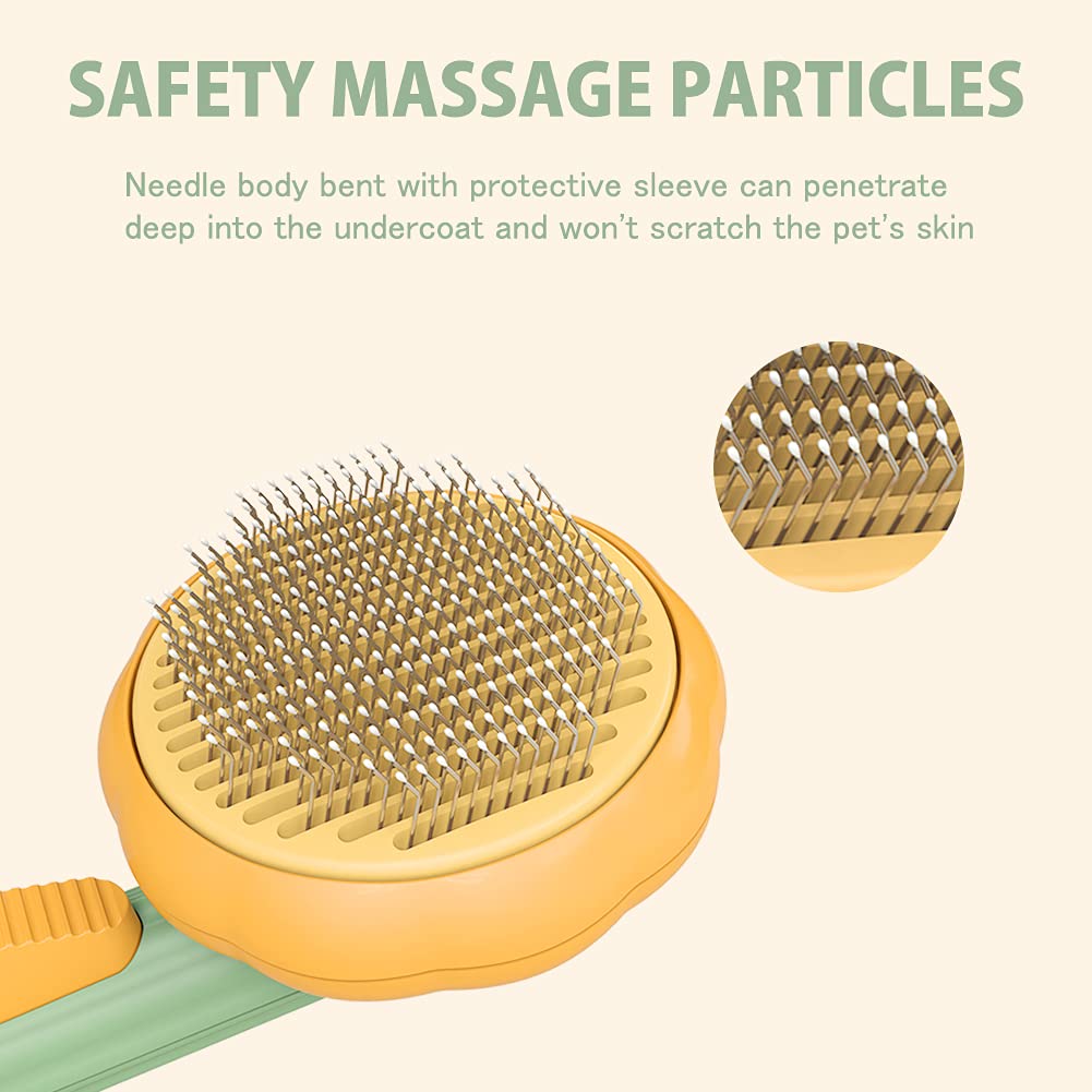 Self-Cleaning Slicker Grooming Brush