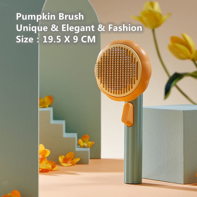 Self-Cleaning Slicker Grooming Brush