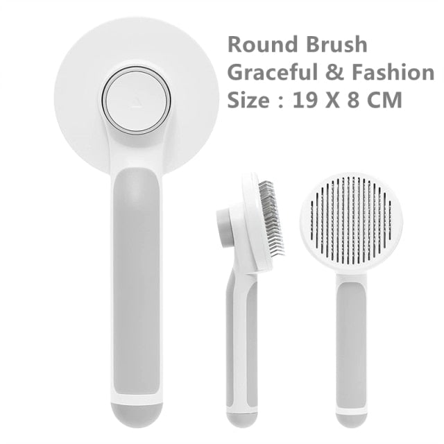 Self-Cleaning Slicker Grooming Brush
