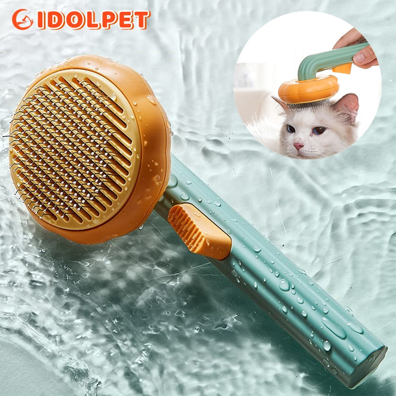 Self-Cleaning Slicker Grooming Brush