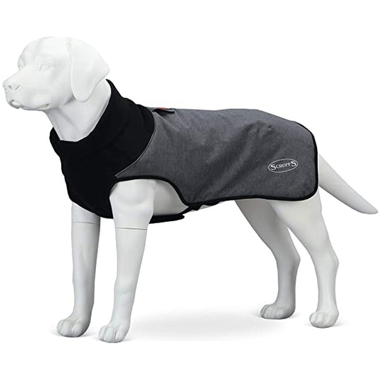 SCRUFFS Thermal Dog Coat - Cajun Grey