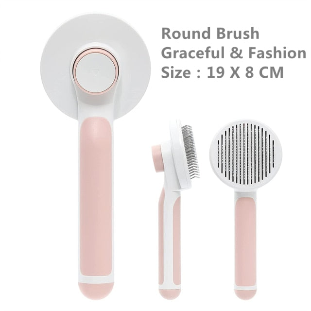 Self-Cleaning Slicker Grooming Brush