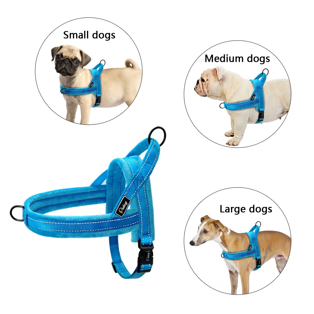 Nylon Reflective Soft Flannel Harness