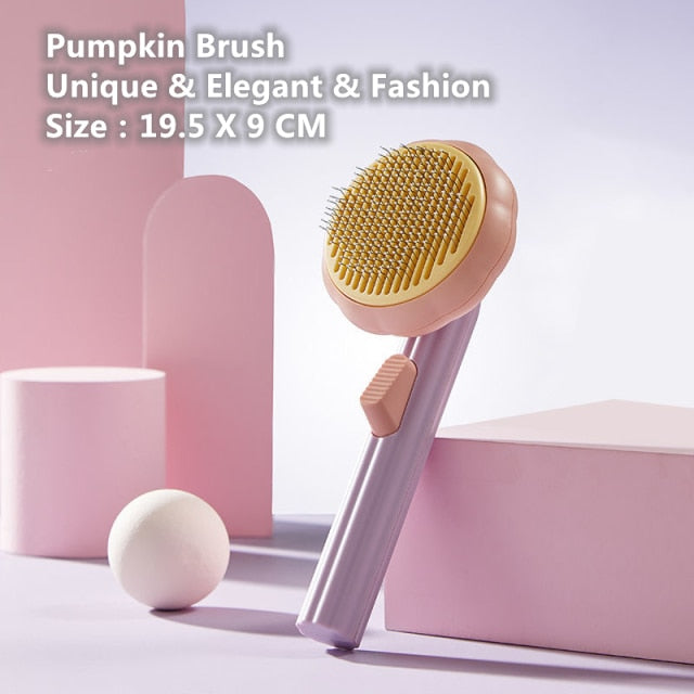 Self-Cleaning Slicker Grooming Brush