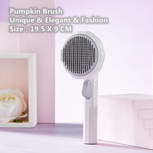 Self-Cleaning Slicker Grooming Brush