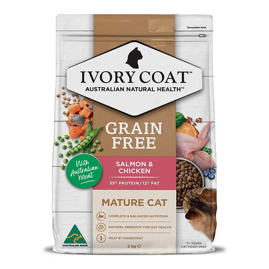 IVORY COAT Mature - Grain Free - Chicken & Salmon
