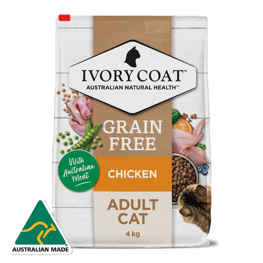 IVORY COAT Adult Cat -Grain Free - Chicken