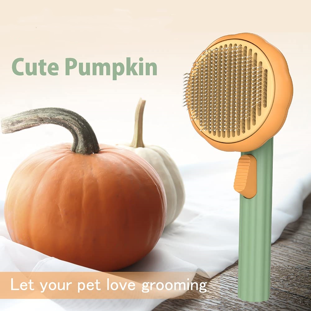 Self-Cleaning Slicker Grooming Brush