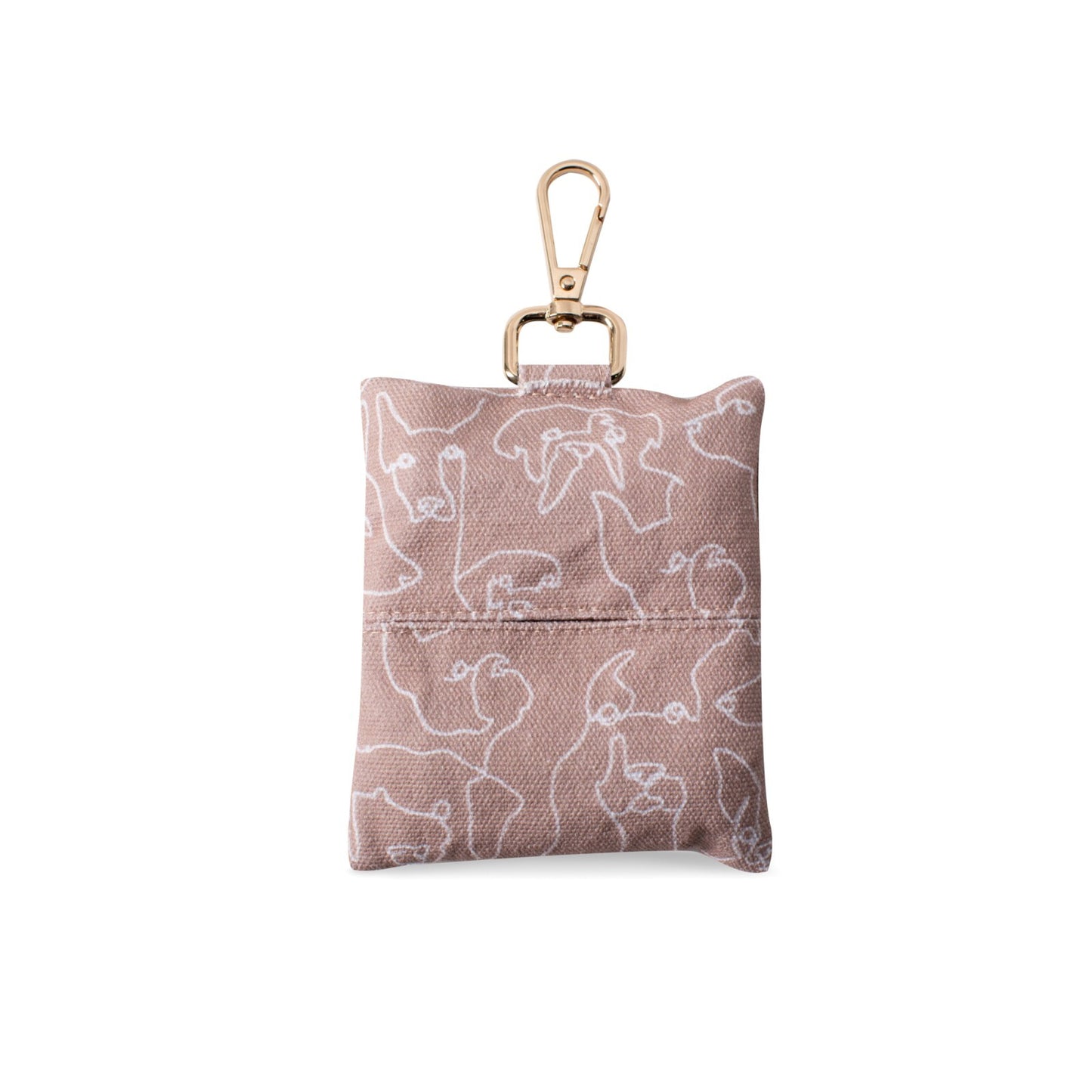 Fringe Studio Canvas Dog Poop Waste Bag Dispenser with Keychain