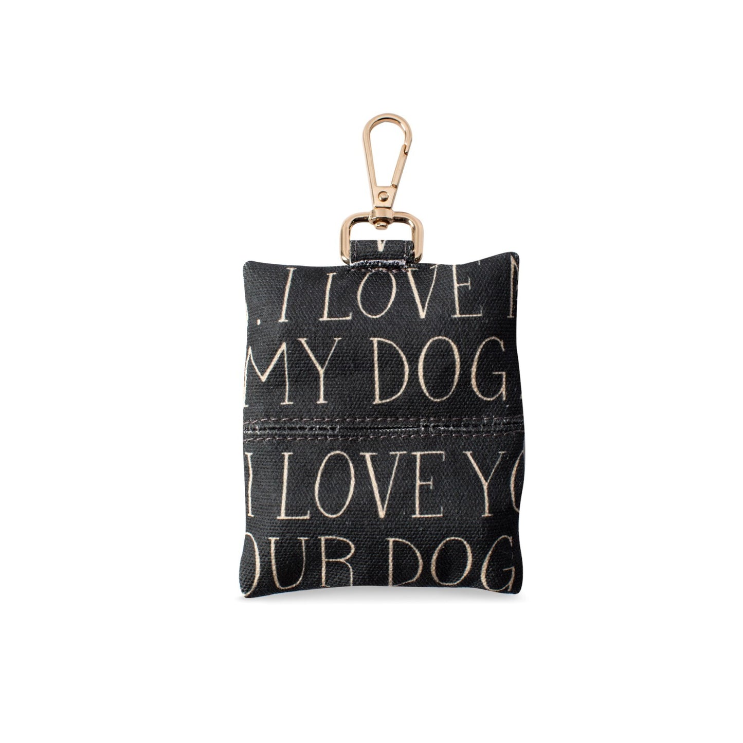 Fringe Studio Canvas Dog Poop Waste Bag Dispenser with Keychain
