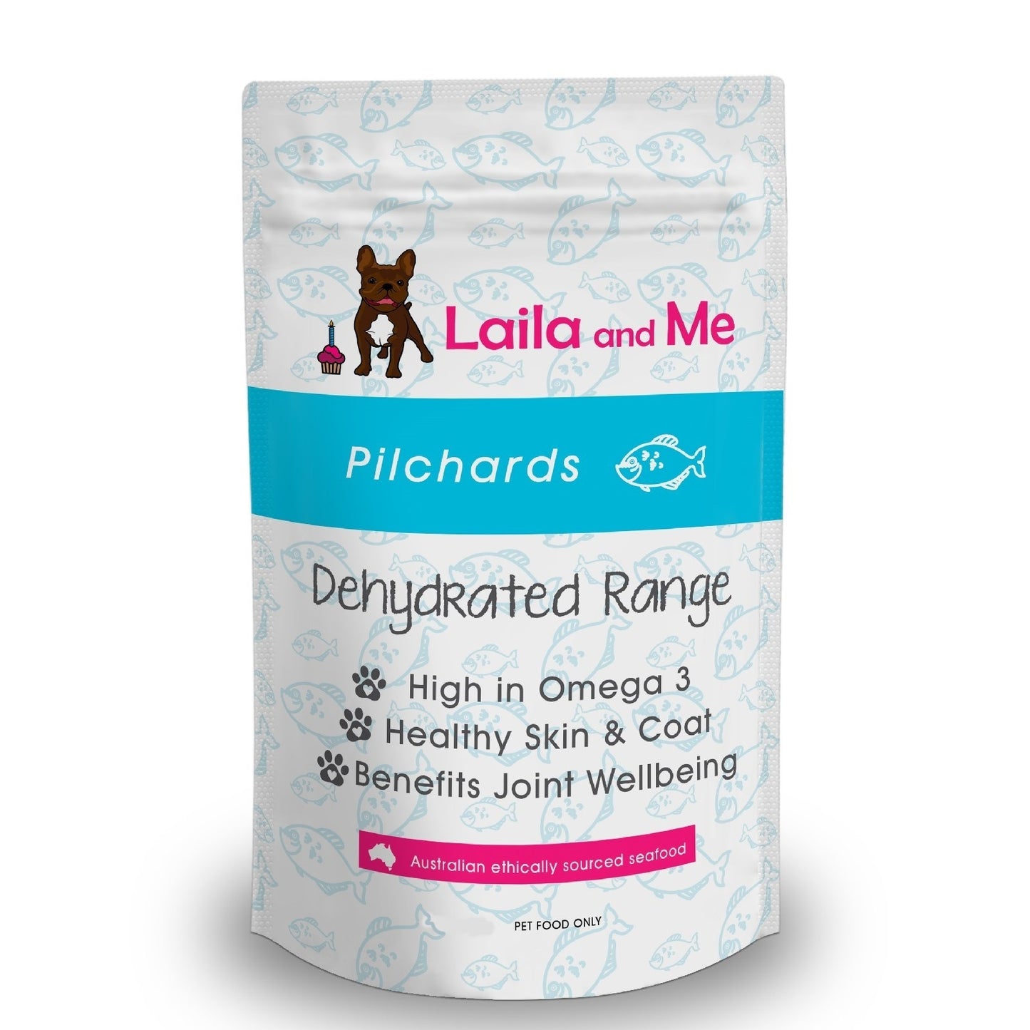 Laila & Me Dehydrated Australian Pilchards Cat & Dog Treats