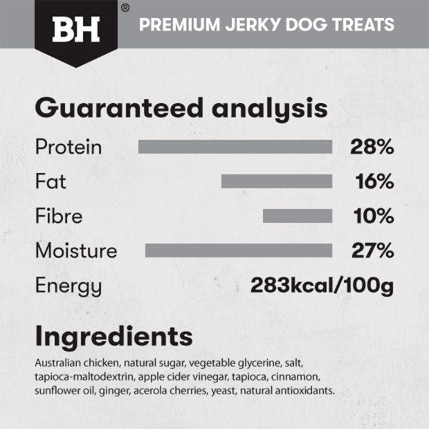 BLACK HAWK Puppy - Chicken Jerky Bites 100g