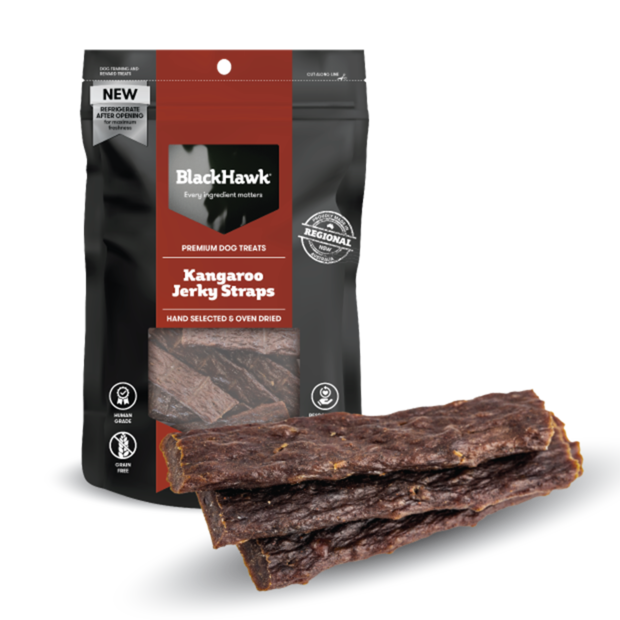 BLACK HAWK Kangaroo Jerky Straps 100g