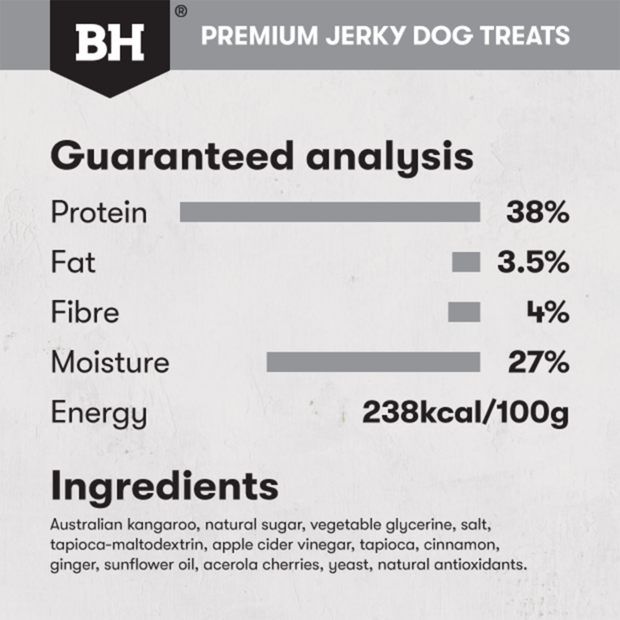 BLACK HAWK Kangaroo Jerky Straps 100g