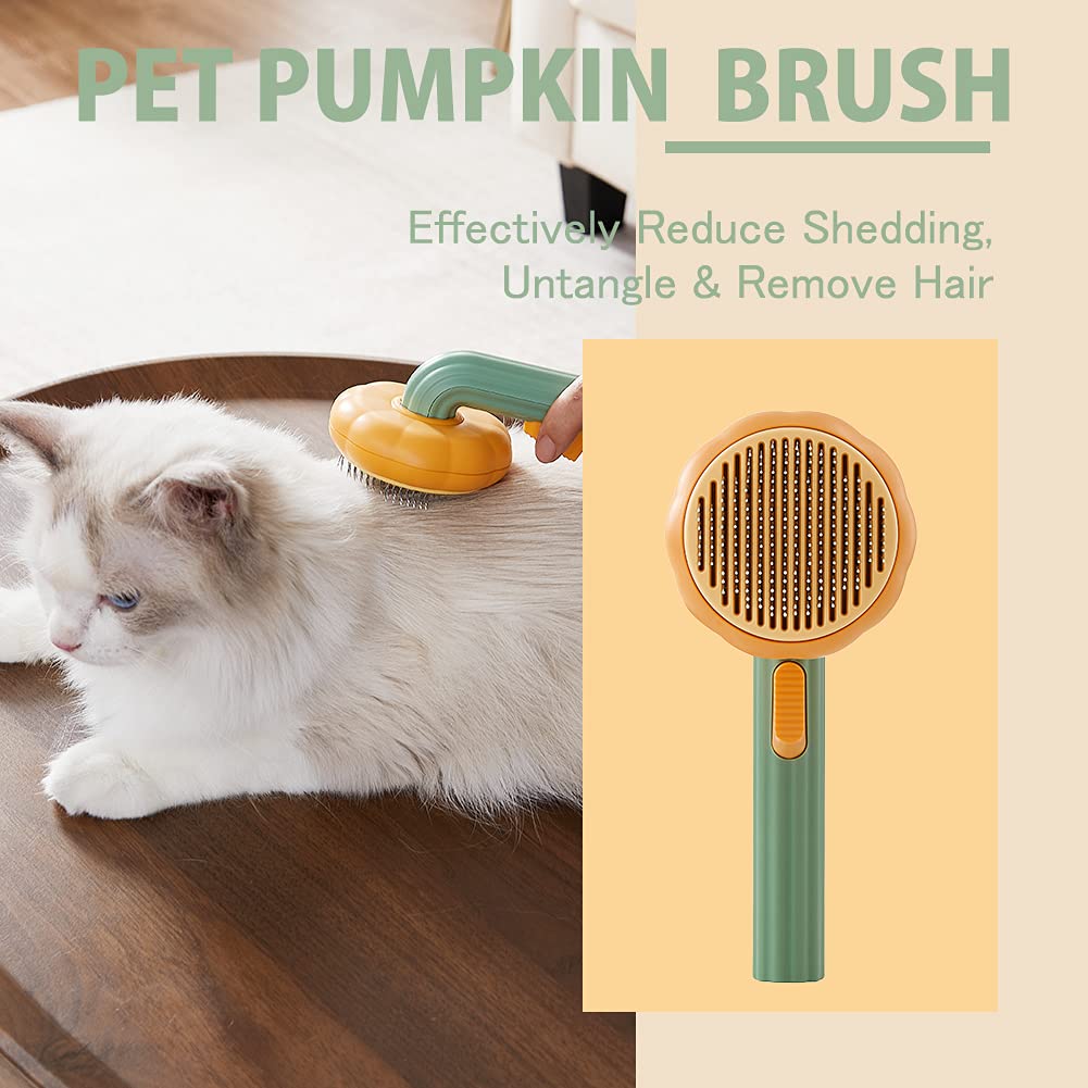 Self-Cleaning Slicker Grooming Brush