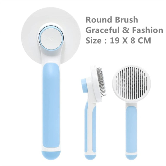 Self-Cleaning Slicker Grooming Brush
