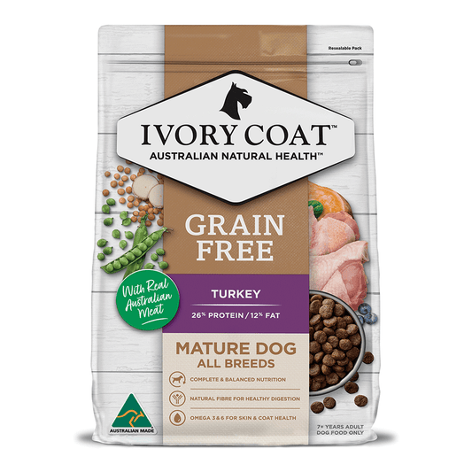 IVORY COAT Senior - Grain Free - Turkey