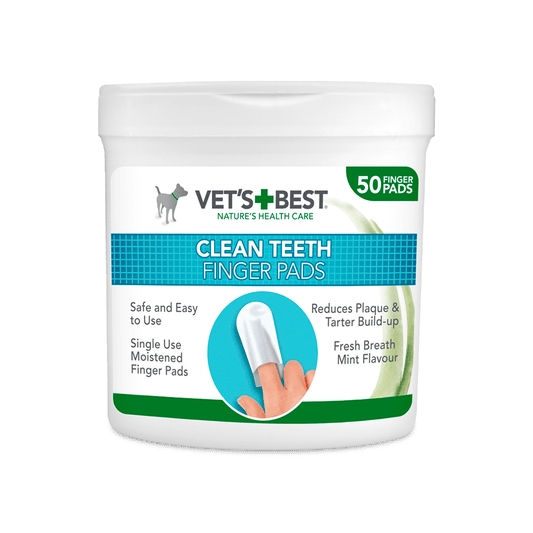 Vet’s Best Clean Teeth Finger Pads 50pk