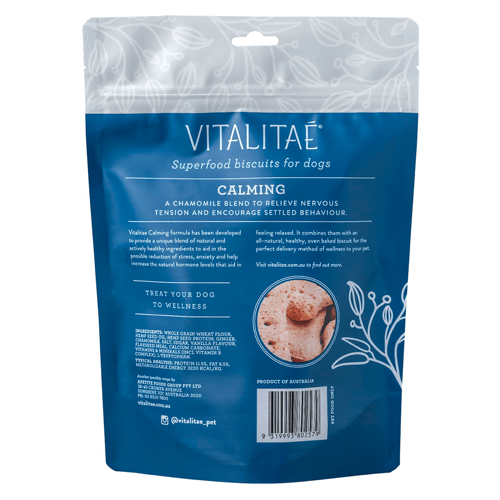 VITALITAE Superfood - Hemp Calming Dog Biscuits 350g