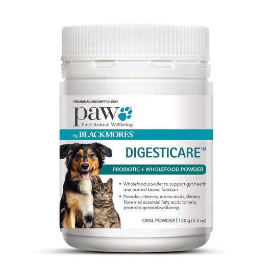 PAW Digesticare Probiotic & Wholefood Powder for Cats & Dogs 150g