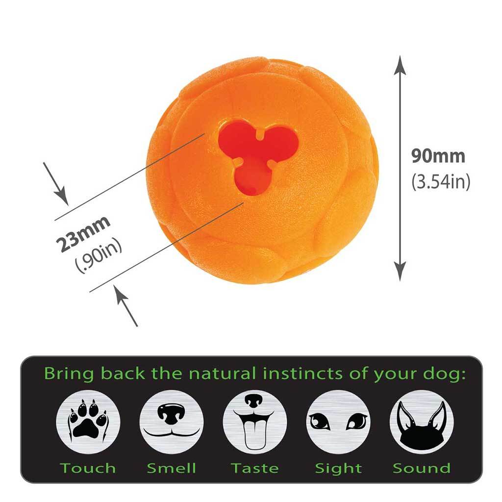 Aussie Dog Buddy Ball - Interactive Food Dispensing Dog Toy - Medium