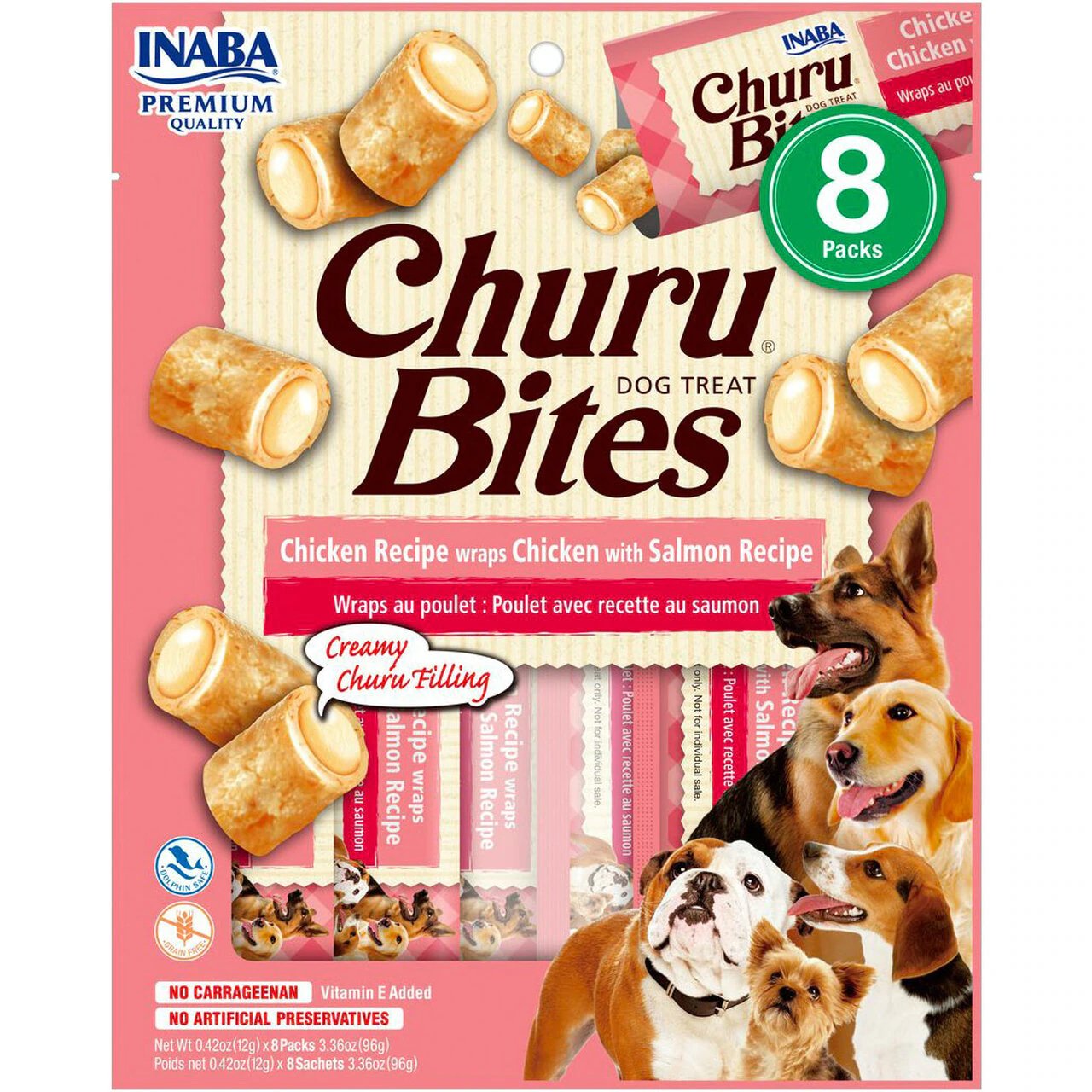 INABA Churo Bites - Chicken Wraps 8 x 12g