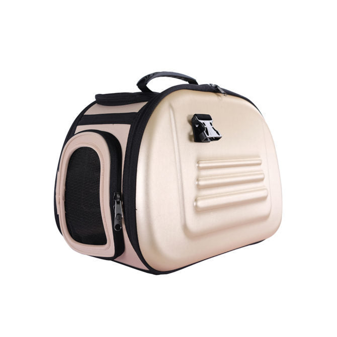 Ibiyaya Classic EVA Collapsible Pet Carrier - Chocolate