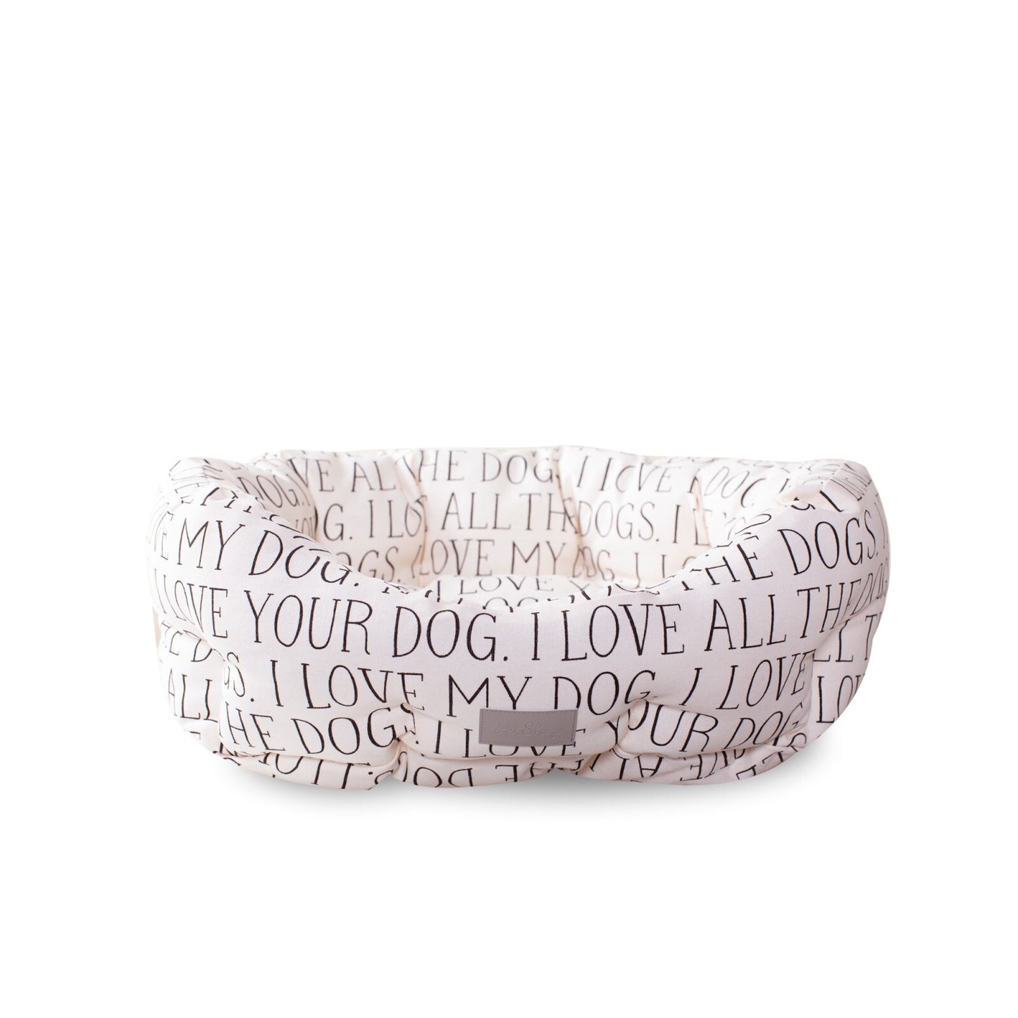 Fringe Studio Round Cuddler Dog Bed - All The Dogs