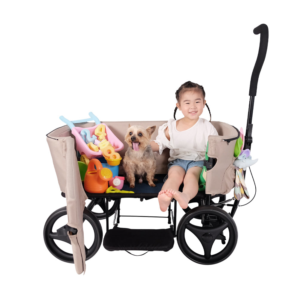 Ibiyaya Noah All-Around Beach Wagon for Pets - Sand & Sea