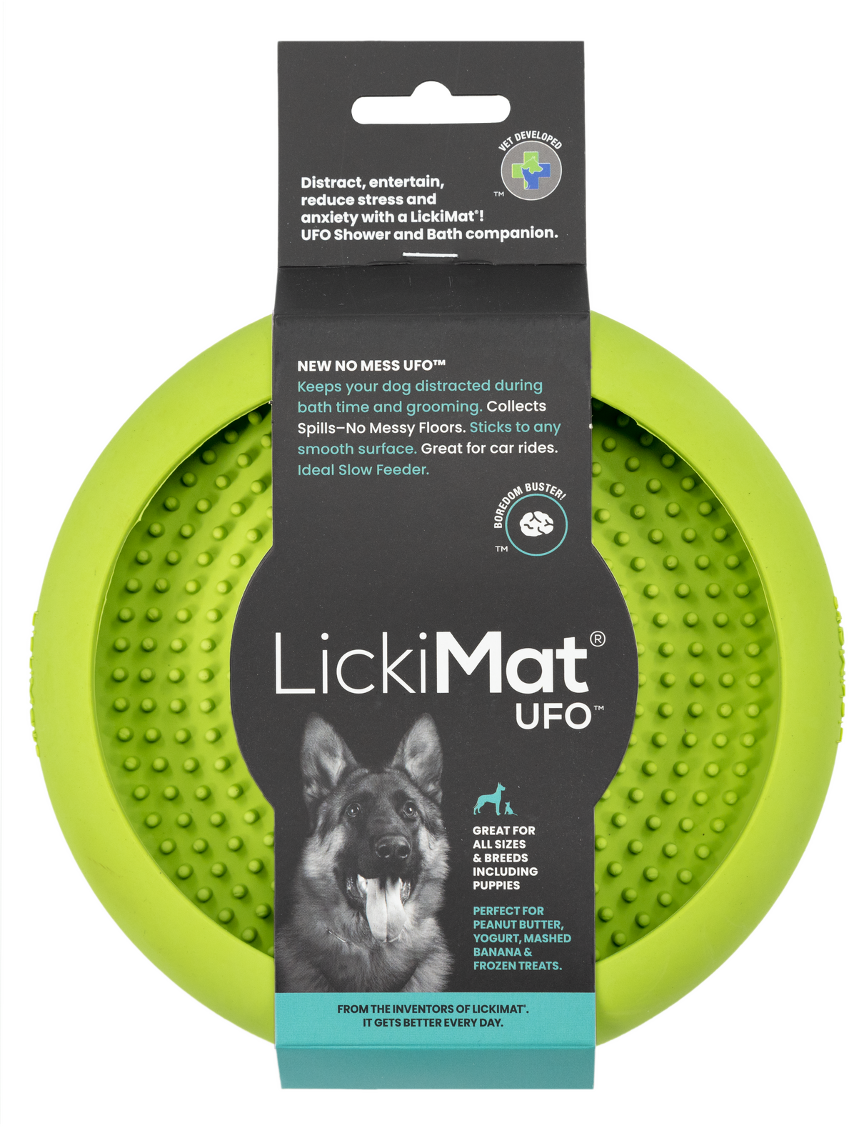 Lickimat UFO Slow Food Anti-Anxiety Licking Dog Bowl