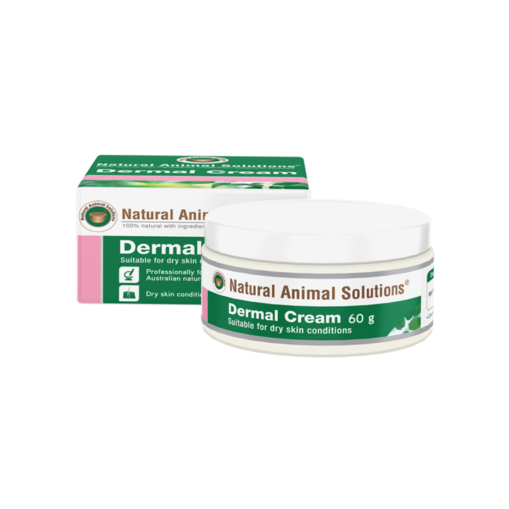 Natural Animal Solutions Dry Skin Hydrating Dermal Cream for Cats & Dogs 60g