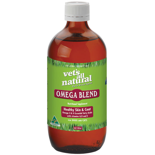 Vets All Natural Omega Blend for Healthy Skin & Coat for Cats & Dogs - 200ml