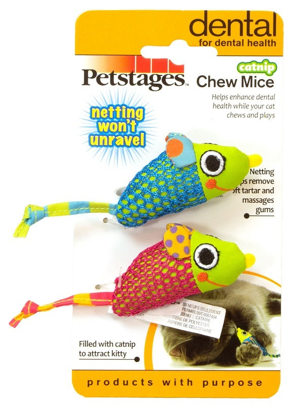 Petstages Catnip Chew Mice