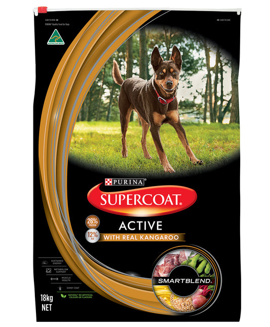 SUPERCOAT - Adult - Active - Beef - 18kg