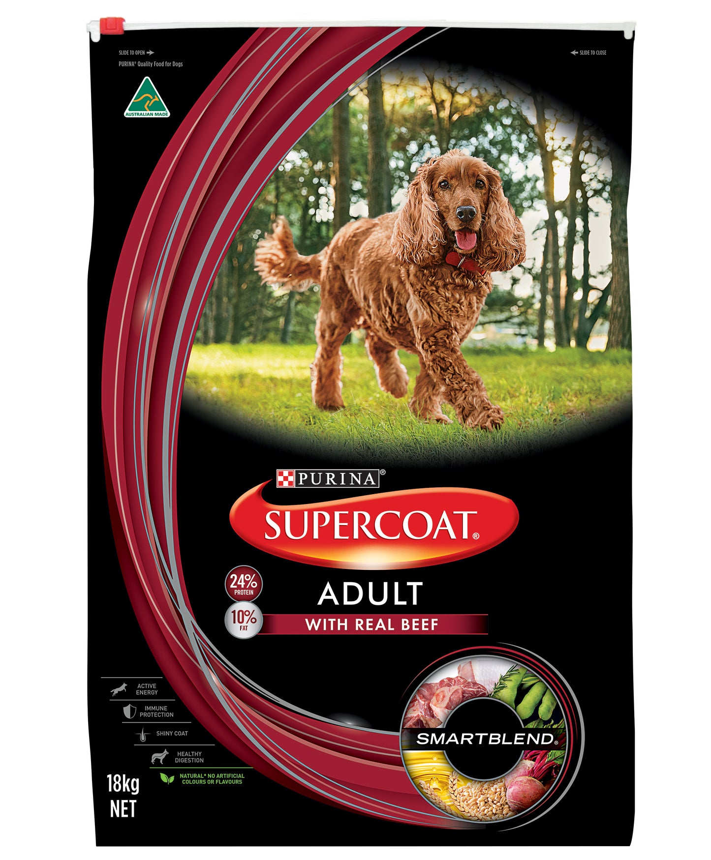 SUPERCOAT - Adult - Smartblend - Beef - 18kg