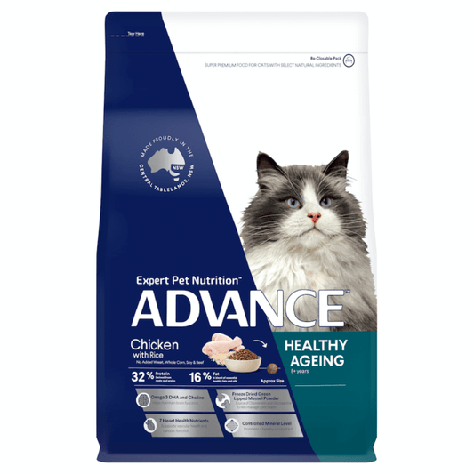 ADVANCE Cat Food - Healthy Ageing - Chicken with Rice - 3kg