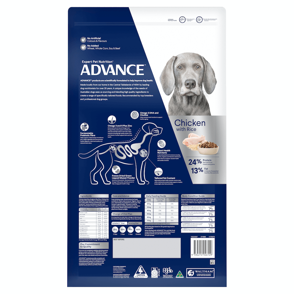 ADVANCE Adult - Large Breed - Chicken with Rice 15kg