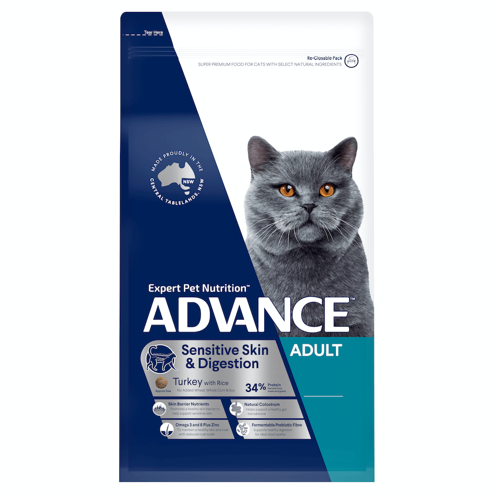 ADVANCE Sensitive Skin & Digestion - Turkey & Rice 2kg