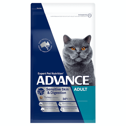 ADVANCE Sensitive Skin & Digestion - Turkey & Rice 2kg