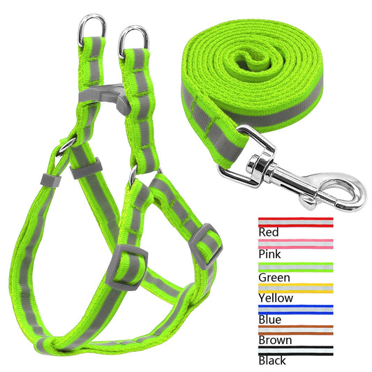 Reflective Dog Leash Set