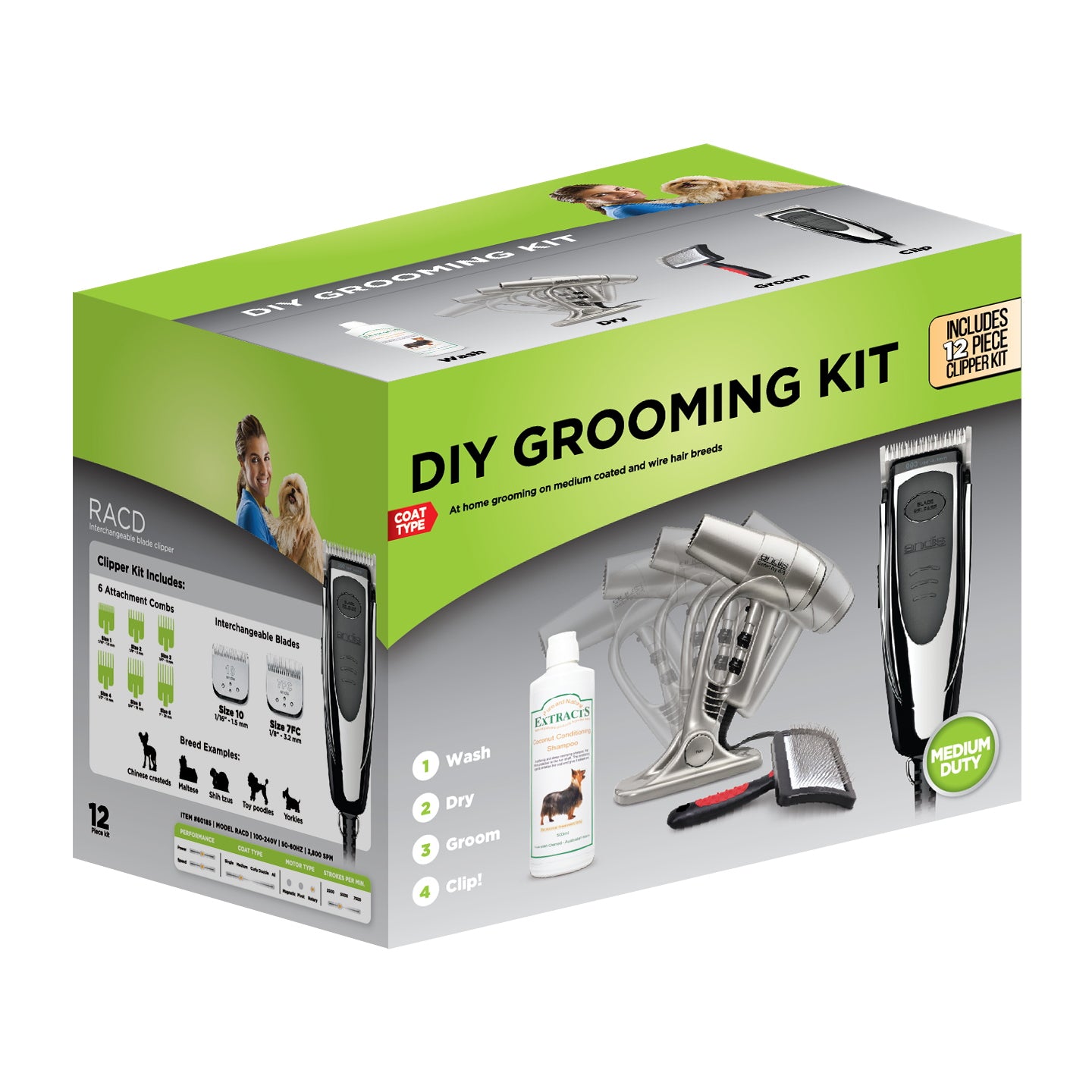 ANDIS DIY Grooming Kit