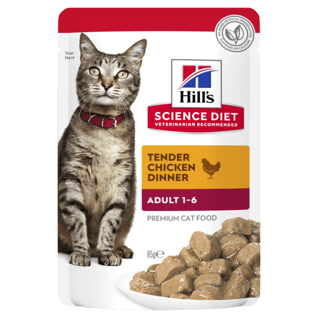 HILLS SCIENCE DIET Adult - Chicken Food Pouch 12 x 85g