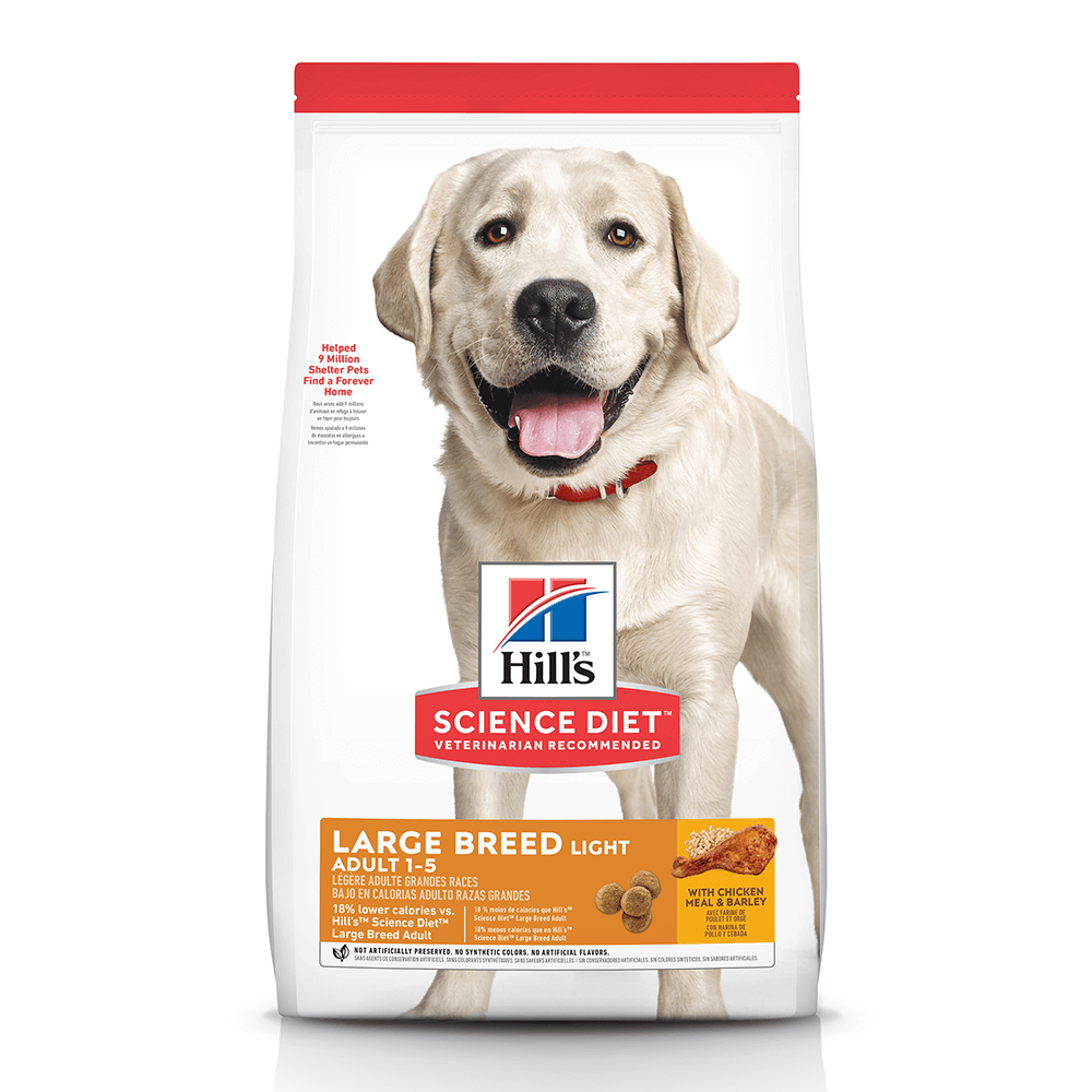 HILLS SCIENCE DIET Large Breed Light Adult Dry Dog Food 12kg