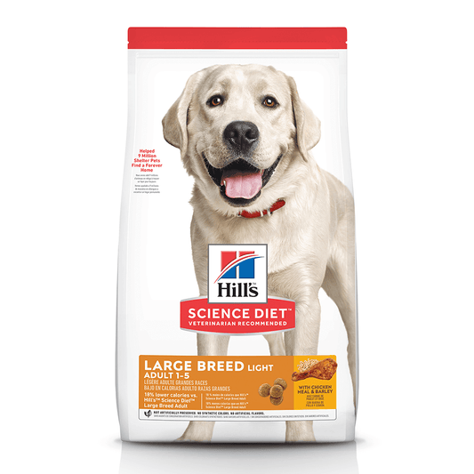 HILLS SCIENCE DIET Large Breed Light Adult Dry Dog Food 12kg