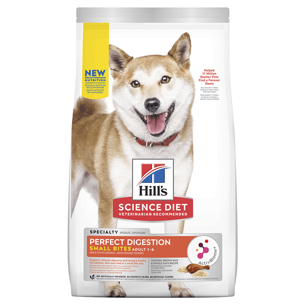 HILLS SCIENCE DIET Perfect Digestion Adult Small Bites 1.59kg – The General Paw Store