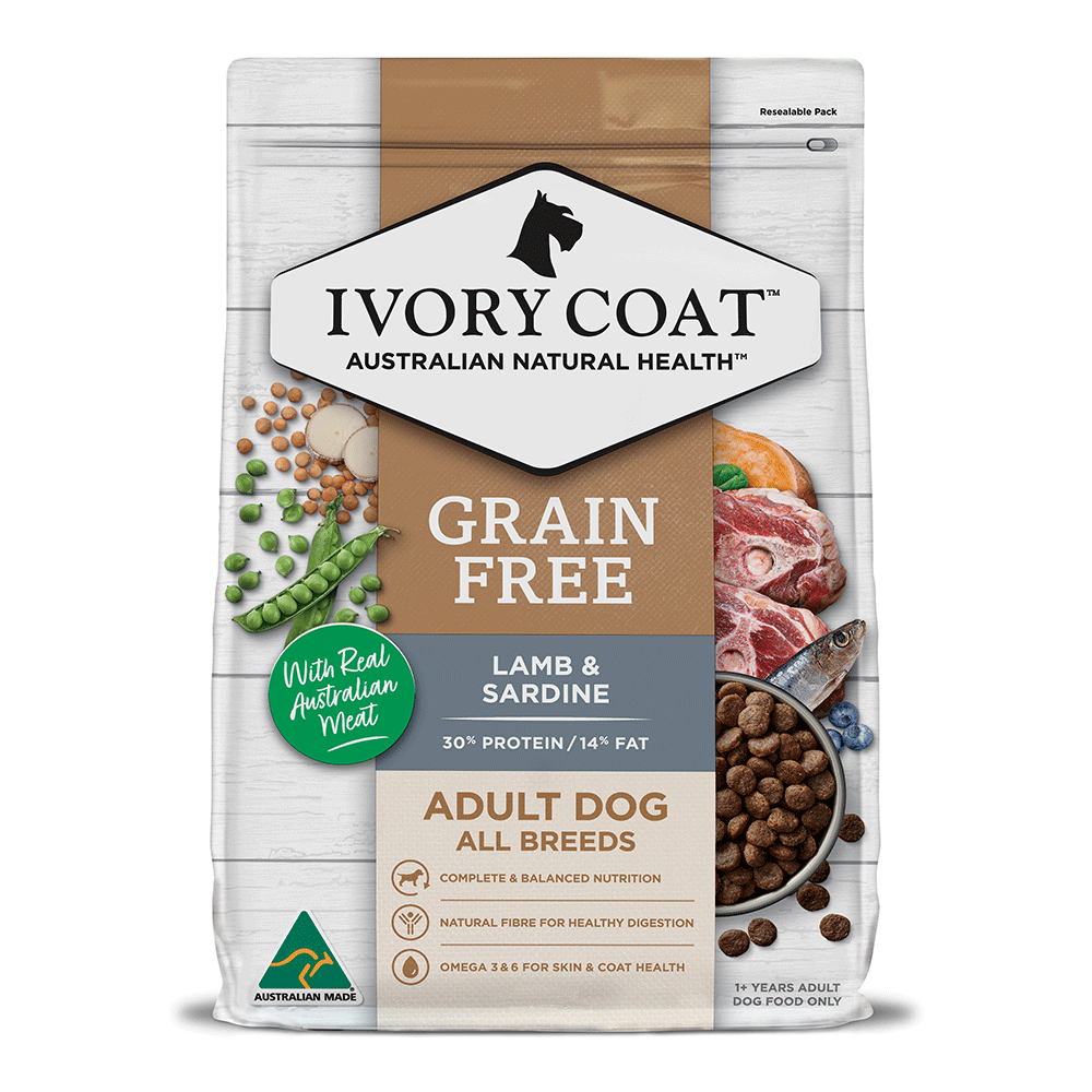 IVORY COAT Adult - Grain Free - Lamb & Sardines