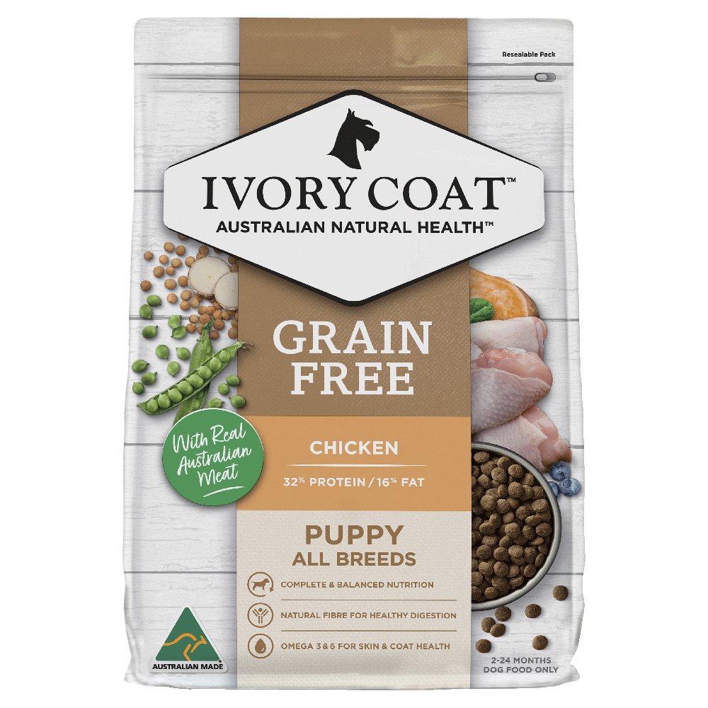 IVORY COAT Puppy - Grain Free - Chicken