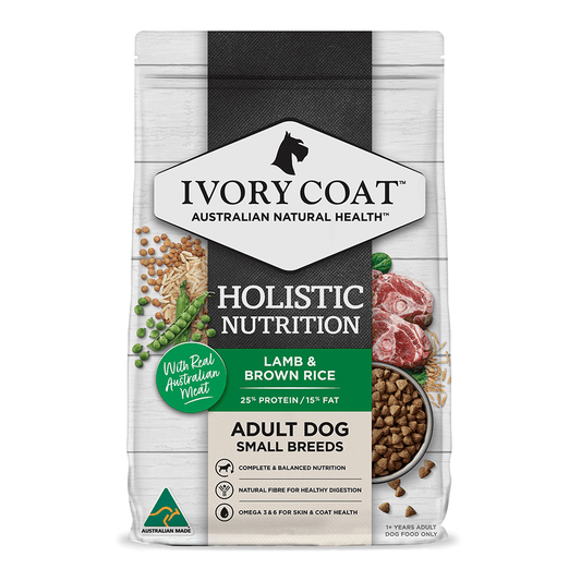 IVORY COAT Holistic Nutrition - Adult - Small Breed - Lamb & Brown Rice