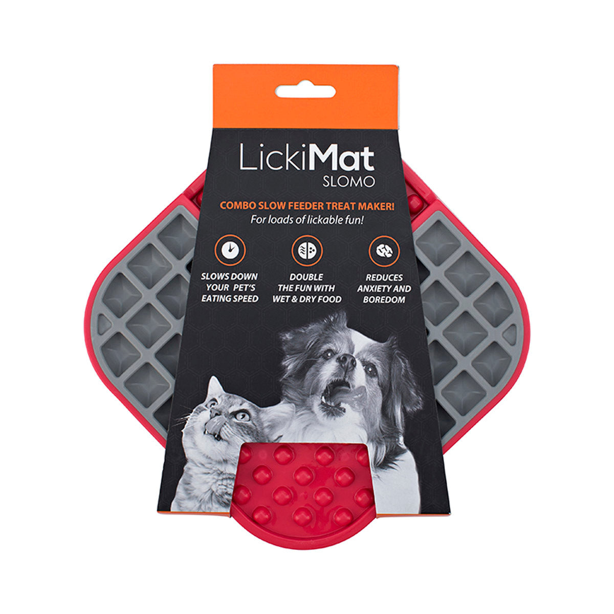 LickiMat Slomo Wet & Dry Double Slow Food Dog Bowl