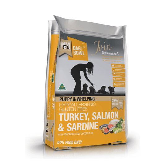 MEALS FOR MUTTS Puppy - Turkey, Salmon & Sardine